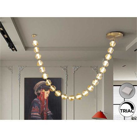 ZARIA II- LAMP 21L- BRONZE/AMBER DIMABLE