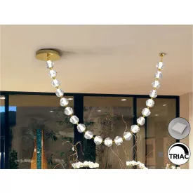 ZARIA II- LAMP 21L- GOLD/CLEAR DIMABLE