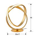  Schuller Lazas 486637 Table Lamp Gold