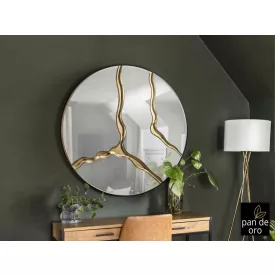 SURCOS- MIRROR D100, GOLD LEAF
