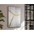 SURCOS II- MIRROR 80X120, GOLD LEAVES