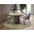 SAMARA - DINING TABLE - TRAVERTINE/BROWN