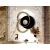 TRIO - WALL SCULPTURE - BLACK/ROSE GOLD