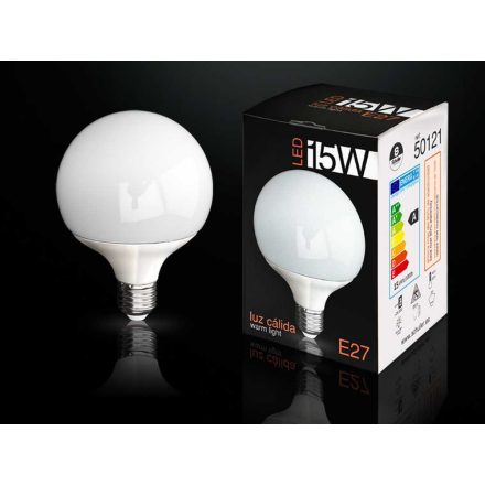 LED GLOBE BULB 3000K 15W E27