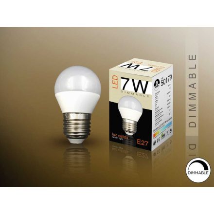 DIMMABLE LED BULB 3000K 7W E27