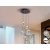 ZARIA- LAMP 5L- BLACK/GOLD/CLEAR D25 DIM