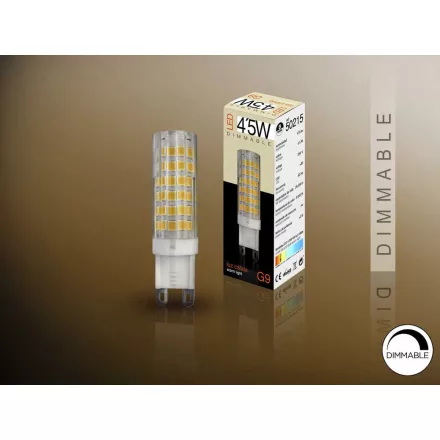 DIMMABLE G9 LED BULB 3000K 4.5W