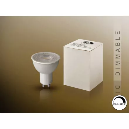 DIMMABLE LED BULB 3000K 7W GU10