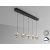 ZARIA- LAMP 5L- BLACK/GOLD/CLEAR DIMMABL