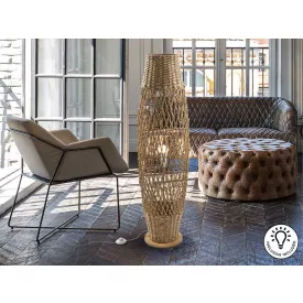 YAIZA - BRAIDED PAPER FLOOR LAMP
