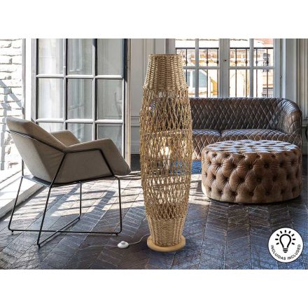 YAIZA - BRAIDED PAPER FLOOR LAMP