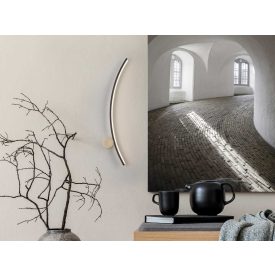 SMILE - WALL LAMP 1L BLACK-GOLD