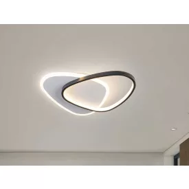 ROMO - CEILING LAMP WHITE-BLACK