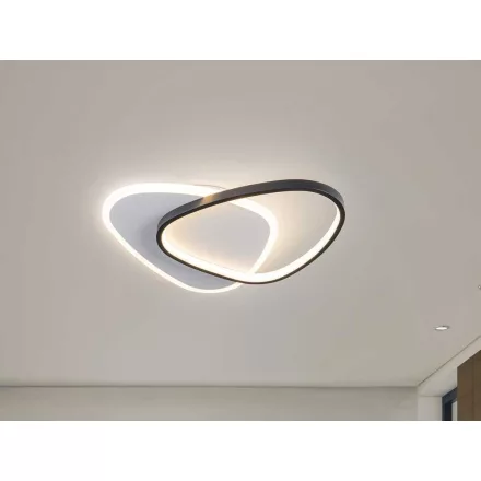 ROMO - CEILING LAMP WHITE-BLACK