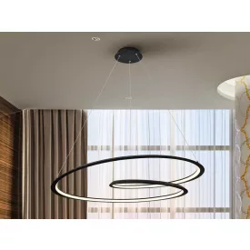·LOOPING· LAMP, BLACK, Ø97