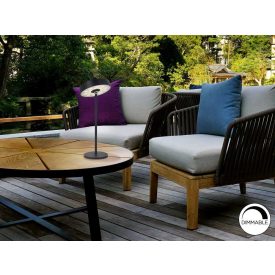 GONG- LED TABLE LAMP BLACK