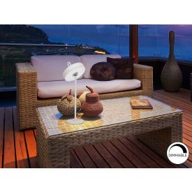 GONG- LED TABLE LAMP WHITE