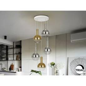 MATICES- LAMP 5L WHITE-SMOKE-GOLD
