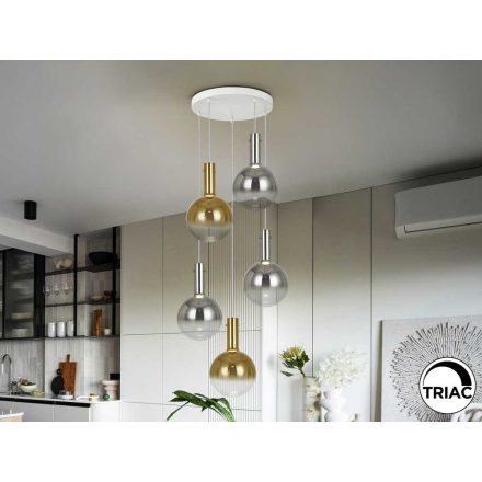 MATICES- LAMP 5L WHITE-SMOKE-GOLD