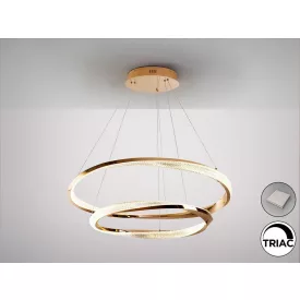 ORBITAS - GOLD LAMP 2 RINGS