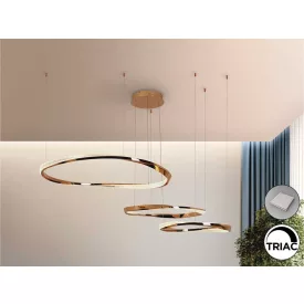 ORBITAS - GOLD LAMP 3 RINGS