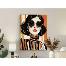ORANGE - ACRYLIC 90x120