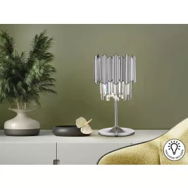 TIARA- TABLE LAMP 1L CHROME