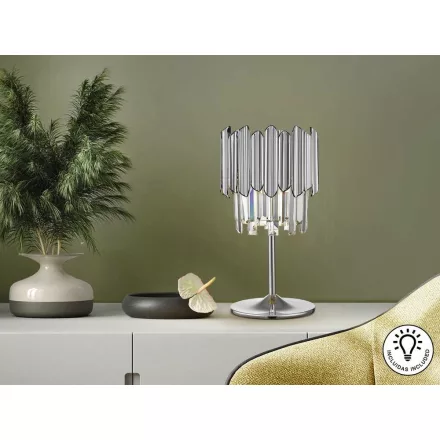 TIARA- TABLE LAMP 1L CHROME