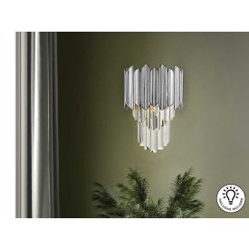 TIARA- WALL LAMP 1L CHROME