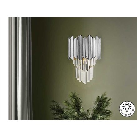 TIARA- WALL LAMP 1L CHROME