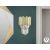 TIARA- WALL LAMP 1L CHROME-GOLD