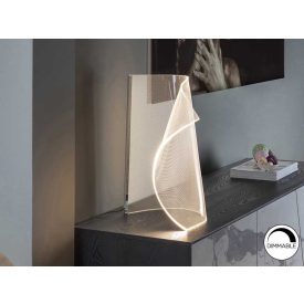 ·VELOS II· TABLE LAMP, CHROME