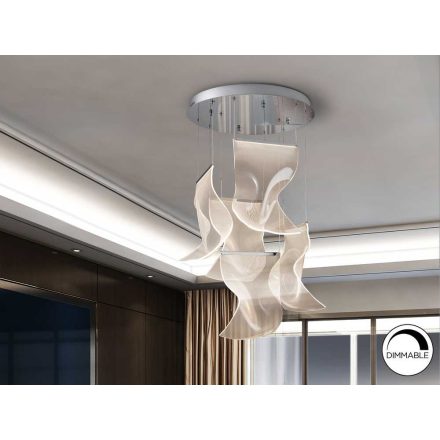 ·VELOS II· LAMP, 5L, CHROME