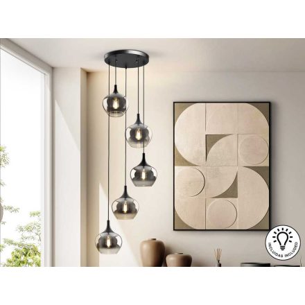 OPAZ-LAMP 5L BLACK/SMOKE