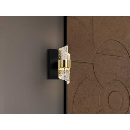 ILIADA - WALL LAMP 1L BLACK-GOLD