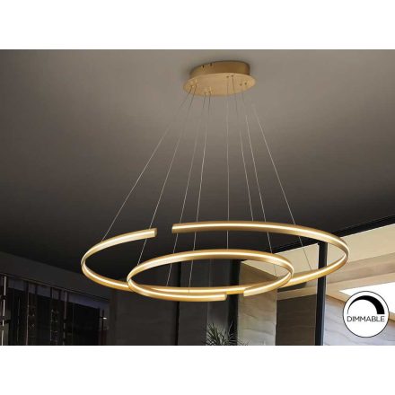  Schuller Elipse Bluetooth 652043B Pendant Lamp Gold