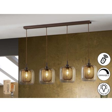  Schuller Fox 653422D Multi Pendant Lamp