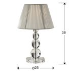  Schuller Mercury 662110 Table Lamp
