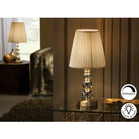 ·MERCURY· SMALL TABLE LAMP, CHAMPAGNE, 1