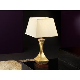 ·DECO· SMALL TABLE LAMP, GOLD 1L.