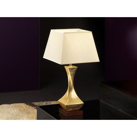 ·DECO· SMALL TABLE LAMP, GOLD 1L.
