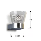  Schuller Lucia 673938 Wall Lamp Chrome