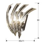  Schuller Eloise 711021 Wall Lamp Chrome