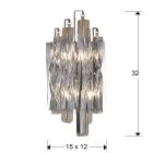 Schuller Manacor 711324 Wall Lamp Chrome Crystal