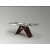 MIKA - EXTENDABLE DINING TABLE - BROWN