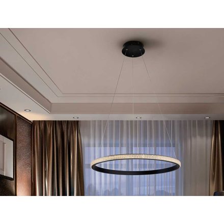  Schuller Ring 717526 Pendant Lamp Matt Black
