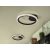 ·RING· CEILING LAMP 1 RING, BLACK
