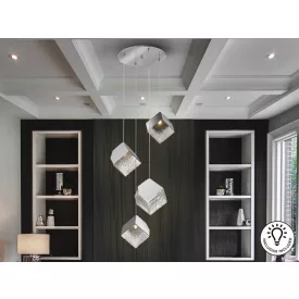 ·PRISCILA· LAMP 4L., CHROME