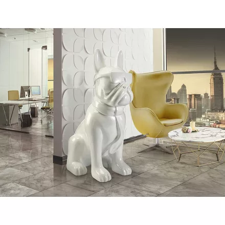 ·BULLDOG FRANCES· LARGE FIGURE, WHITE