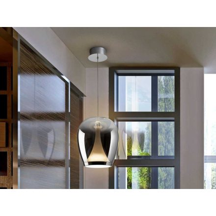 SUSPIRO - CHROME-SMOKY LAMP D25